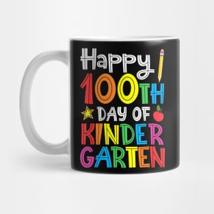 Happy 100th Day of Kindergarten Teacher or Student Mug